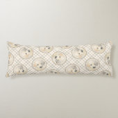 Golden Retriever Puppy Schilderen Originele Hond K Lichaamskussen (Voorkant)