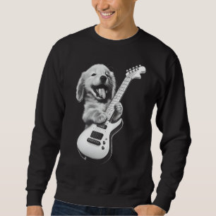 Golden Retriever Puppy Spelen Gitaar - Funny Guit Trui