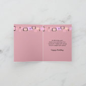 Golden Retriever Puppy Verjaardag Wenskaart Kaart (Binnen)