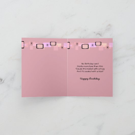 Golden Retriever Puppy Verjaardag Wenskaart Kaart (Binnen)