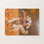 Golden Retriever-puzzel Legpuzzel (Horizontaal)