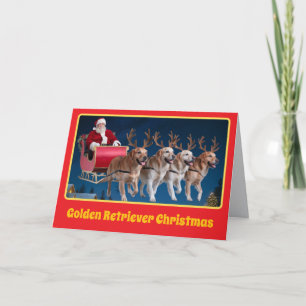 Golden Retriever Rendier Kaart