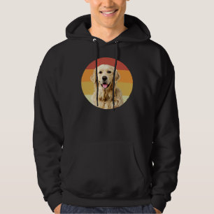 Golden Retriever Retro Face Dog Hoodie
