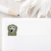 Golden Retriever Return Address Label (Insitu)