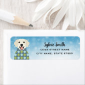 Golden Retriever Return Address Labels (Insitu)