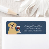 Golden Retriever Return Address Labels (Insitu)