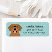 Golden Retriever Return Address Labels (Insitu)