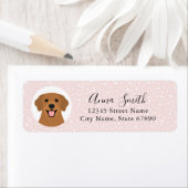 Golden Retriever Return Address Labels (Insitu)