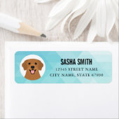 Golden Retriever Return Address Labels (Insitu)