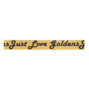 Golden Retriever Ribbon, gewoon liefdesgoden Lint