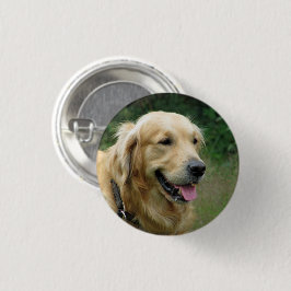 Golden Retriever Ronde Button 3,2 Cm