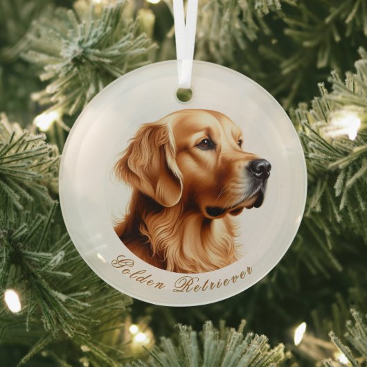 Golden Retriever Round Ornament (Insitu)