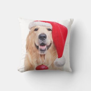 Golden Retriever Santa Kussen