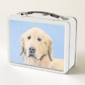 Golden Retriever schilderen - Kute Original Dog Ar (Achterkant)