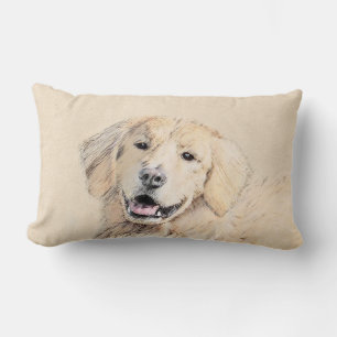Golden Retriever schilderen - Kute Original Dog Ar Kussen