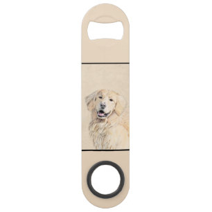 Golden Retriever schilderen - Kute Original Dog Ar Speed Flessenopener