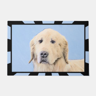Golden Retriever schilderen - Oorspronkelijke dog Deurmat