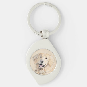 Golden Retriever schilderen - Oorspronkelijke dog  Sleutelhanger
