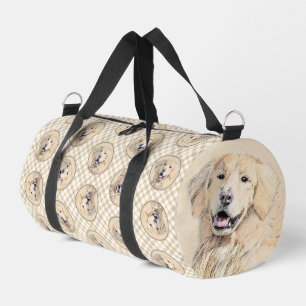 Golden Retriever schilderij Schattigee originele h Plunjezak