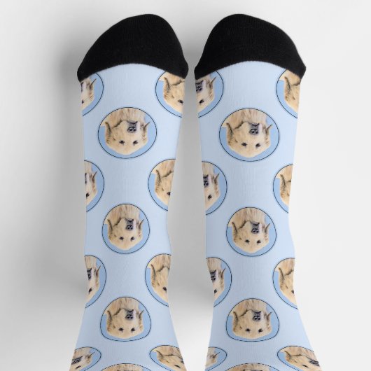 Golden Retriever schilderij Schattigee originele h Sokken (Top)