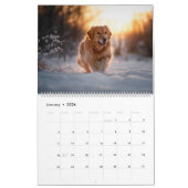 Golden Retriever Seizoen Kalandar Kalender (Jan 2026)