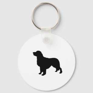 Golden Retriever Silhouette Love Dogs Sleutelhanger