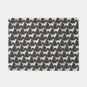 Golden Retriever Silhouettes Pattern Kute honden Deurmat