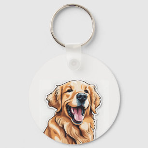 Golden Retriever Sleutelhanger