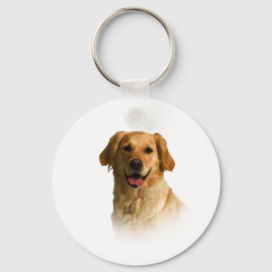 Golden Retriever Sleutelhanger (Voorkant)