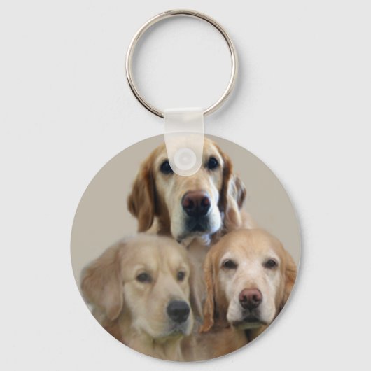 Golden Retriever Sleutelhanger (Voorkant)