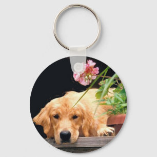 Golden Retriever Sleutelhanger met ventilator