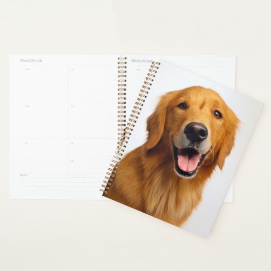 Golden Retriever Smile Planner (Display)
