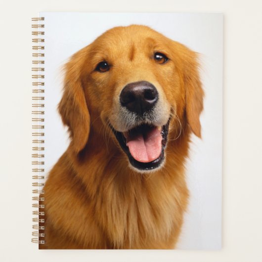Golden Retriever Smile Planner (Voorkant)