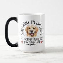 Golden Retriever Sorry Dat Ik Te Laat Ben Funny Ho