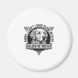 Golden Retriever Sorry I heb plannen Hondenliefheb Magneet