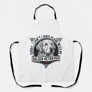 Golden Retriever Sorry I heb plannen Hondenliefheb Schort