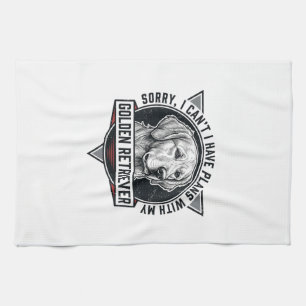 Golden Retriever Sorry I heb plannen Hondenliefheb Theedoek