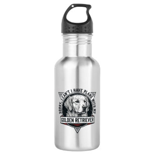 Golden Retriever Sorry I heb plannen Hondenliefheb Waterfles