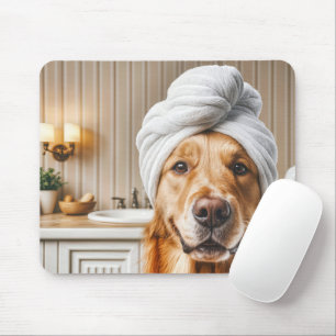 Golden Retriever Spa behandeling Muismat