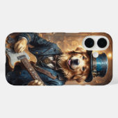 Golden Retriever speelt gitaar op het podium Case-Mate iPhone Case (Achterkant (horizontaal))