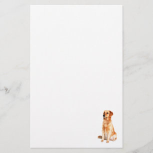 Golden Retriever Stationery Briefpapier