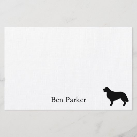 Golden Retriever Stationery Briefpapier (Voorkant)