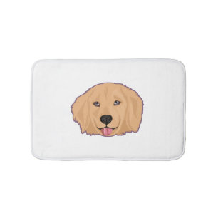 Golden Retriever Sticker Badmat