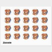 Golden Retriever Stickers (Vel)