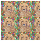 Golden Retriever Stof (Swatch)