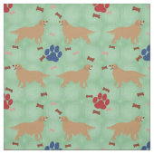 Golden Retriever Stof (Swatch)