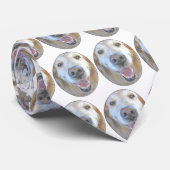 Golden Retriever Stropdas (Opgerold)