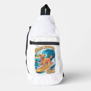 Golden Retriever Surfparadijs Sling Bag