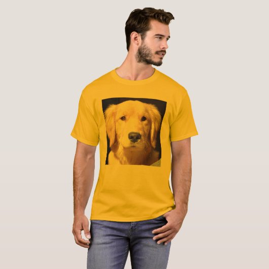 Golden Retriever T-shirt (Voorkant volledig)