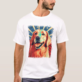 Golden Retriever T-Shirt pour enfants garçons fill